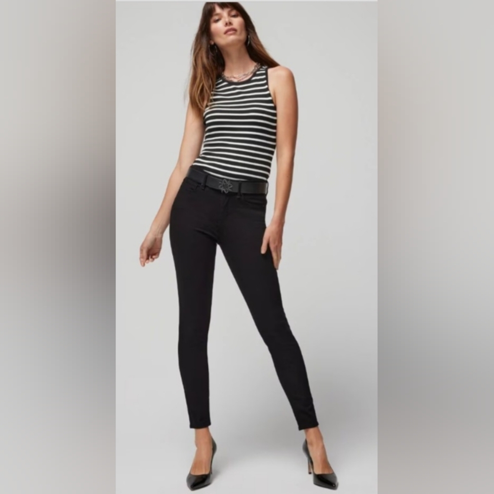 Express High Rise Black Stretch Skinny Jean Size 6R